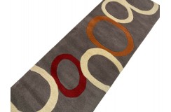 100% wełna gruby dywan chodnik z Indii 65x185cm design