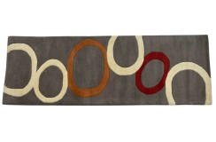 100% wełna gruby dywan chodnik z Indii 65x185cm design