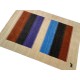 Ekskluzywny dywan Gabbeh Loribaft w pasy Indie 170x240cm 100% wełniany beżowy, kolorowy