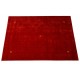 Gładki 100% wełniany dywan Gabbeh Loribaft czerwony 200x300cm delikatne motywy zwierzęce