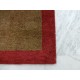 Brązowy gustowny dywan Gabbeh z Indii 100% wełna argentyńska 90x160cm gruby