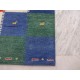Kolorowy dywan Gabbeh z Indii 100% wełna argentyńska 90x160cm w kwadraty