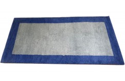 100% wełna gruby dywan Gabbeh Indie Luksusowy 70140cm niebieski