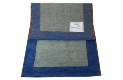100% wełna gruby dywan Gabbeh Indie Luksusowy 70140cm niebieski