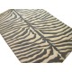 Designerski nowoczesny dywan wełniany ZEBRA 120x180cm Indie 2cm gruby beżowy