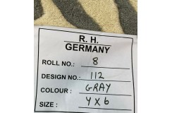 100% wełna gruby dywan z Indii 120x180cm Zebra designerski deseń