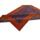 Ekskluzywny dywan Gabbeh Loribaft Indie 170x240cm 100% wełniany fioletowy, ceglasty