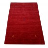 Czerwony ekskluzywny dywan Gabbeh Loribaft Indie 140x200cm 100% wełniany