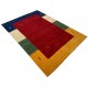 Kolorowy czerwony ekskluzywny dywan Gabbeh Loribaft Indie 170x240cm 100% wełniany
