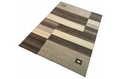 Dywan NEPAL Premium z Indii ręcznie tkany 170x240m wełna geometryczny