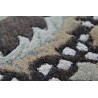 Klasyczny dywan z perskim wzorem wełna 250x350cm ornamenty kwiatowe