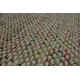 Dwustronny gruby duży tkany dywan Brinker Carpets Sunshine Multi Red 240x340cm 100% wełna owcza filcowana zaplatany wart 6 800zł