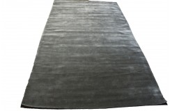 Dywan Brinker Carpets Flayosc dark grey szary z połyskiem 100% wiskoza