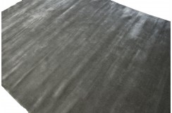 Dywan Brinker Carpets Flayosc dark grey szary z połyskiem 100% wiskoza