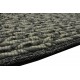 Luksusowy dywan  zaplatany z wełny filcowanej szary 160x230cm gruby dwustronny
