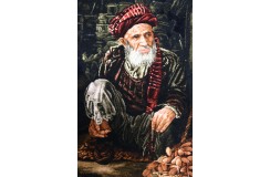 Klasyczny perski dywan Tebriz 50Raj ekskluzywny gęsto tkany obrazowy