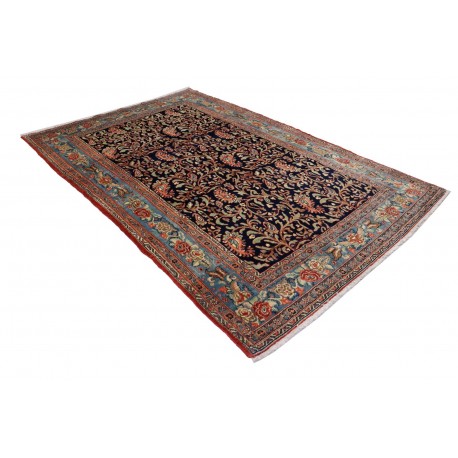 Gęsto tkany kwiatowy piękny dywan Kurdyjski Senneh 160x245cm 100% wełna oryginalny perski luksusowy