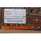 Luksusowy antyczny dywan z Afganistanu na jedwabnej osnowie kwiatowy ręcznie tkany 113x196cm XIX wiek cenny