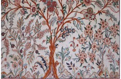Perski oryginalny dywan Kom unikatowy 100% naturalny jedwab 140x220