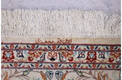 Perski oryginalny dywan Kom unikatowy 100% naturalny jedwab 140x220