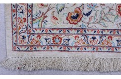 Perski oryginalny dywan Kom unikatowy 100% naturalny jedwab 140x220