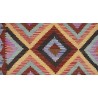 Etniczny kilim szary z Afganistanu dzieło Chobi nomadyczny 160x230cm