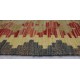 Kolorowy dywan kilim art deco 160x230cm z Afganistanu Chobi 100% wełna dwustronny vintage design nomadyczny