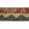 Etniczny kilim szary z Afganistanu dzieło Chobi nomadyczny 160x230cm