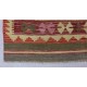 Kolorowy dywan kilim art deco 200x300cm z Afganistanu Chobi 100% wełna dwustronny vintage design nomadyczny