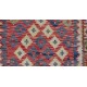 Kolorowy dywan kilim art deco 200x300cm z Afganistanu Chobi 100% wełna dwustronny vintage design nomadyczny