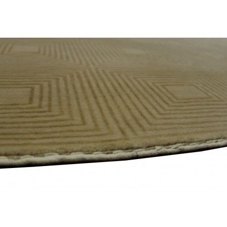 Beżowy luksusowy elegancki dywan Gabbeh Loribaft Indie 140x200cm gruby gęsty i miękki