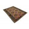 Etniczny kilim szary z Afganistanu dzieło Chobi nomadyczny 165x245cm