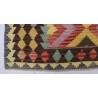 Etniczny kilim szary z Afganistanu dzieło Chobi nomadyczny 165x245cm