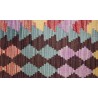 Etniczny kilim szary z Afganistanu dzieło Chobi nomadyczny 165x245cm