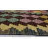 Etniczny kilim szary z Afganistanu dzieło Chobi nomadyczny 165x245cm