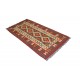 Kolorowy dywan kilim art deco 100x200cm z Afganistanu Maimana Chobi 100% wełna dwustronny vintage design nomadyczny