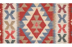 Etniczny kilim szary z Afganistanu dzieło Chobi nomadyczny 100x200cm
