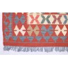 Etniczny kilim szary z Afganistanu dzieło Chobi nomadyczny 100x200cm