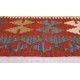 Kolorowy dywan kilim art deco 100x200cm z Afganistanu Maimana Chobi 100% wełna dwustronny vintage design nomadyczny