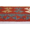 Etniczny kilim szary z Afganistanu dzieło Chobi nomadyczny 100x200cm