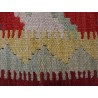 Kolorowy dywan kilim art deco 100x200cm z Afganistanu Maimana Chobi 100% wełna dwustronny vintage design nomadyczny