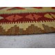 Kolorowy dywan kilim art deco 100x200cm z Afganistanu Maimana Chobi 100% wełna dwustronny vintage design nomadyczny