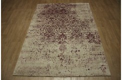Dywan Luxor Living Amritsar 506 jagodowy 100% wiskoza 170x240cm vintage ręcznie tkany jedwab