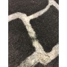 Wełniany dywan grafitowy z wzorami vitnage nowoczesny 160x230cm