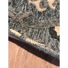 Wełniany dywan szary z wzorami dwupoziomowymi 150x210cm