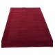 Czerwony wełniany designerski dywan 2cm gruby 150x240cm prosty