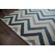 Nowoczesny wełniany dywan z Indii ręczny 240x300cm piękny wzór geometryczny