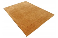 100% wełna gruby dywan handloom z indii pomarańczowy 170x240cm
