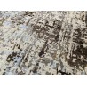 Jedwabny dywna z Nepalu 250x300cm w stylu vintage szary