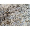 Jedwabny dywna z Nepalu 250x300cm w stylu vintage szary